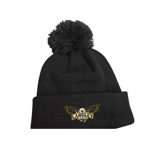Langley Eagles New Era Pom Pom Toque